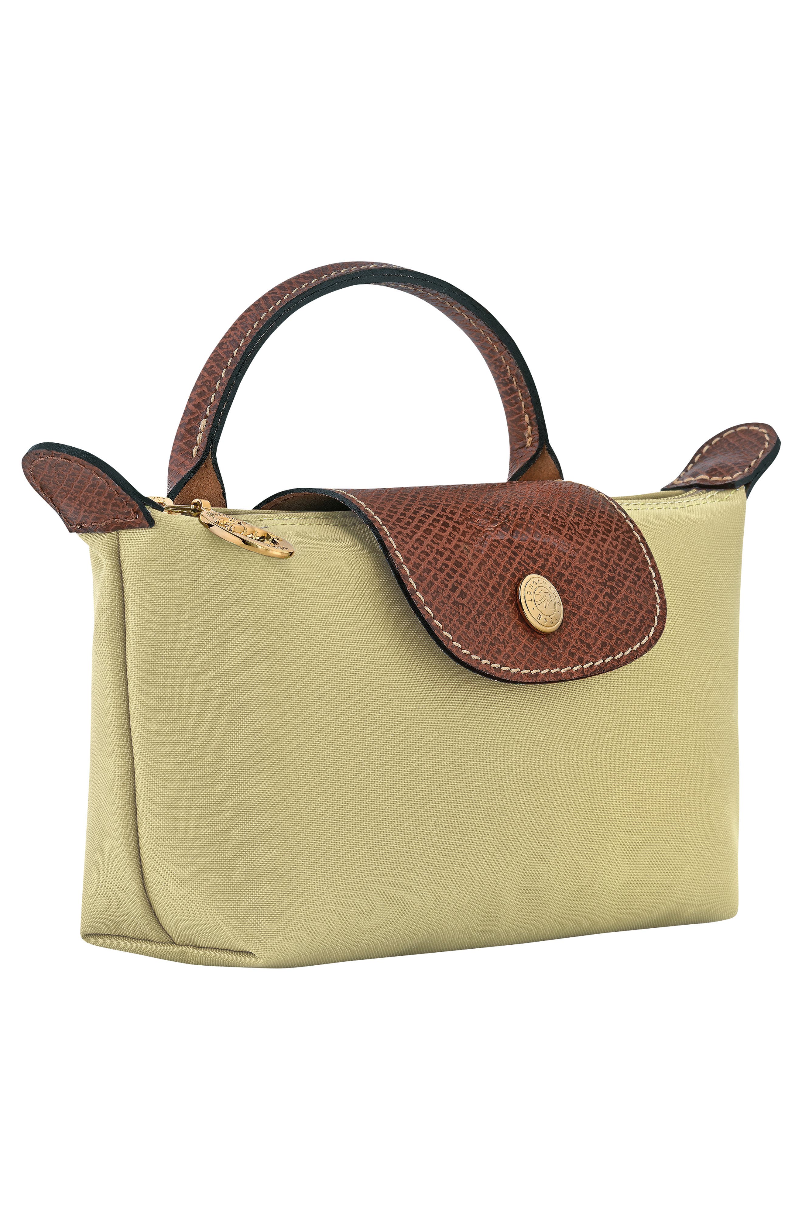 Le Pliage Cosmetics Case, Alternate, color, PISTACHIO