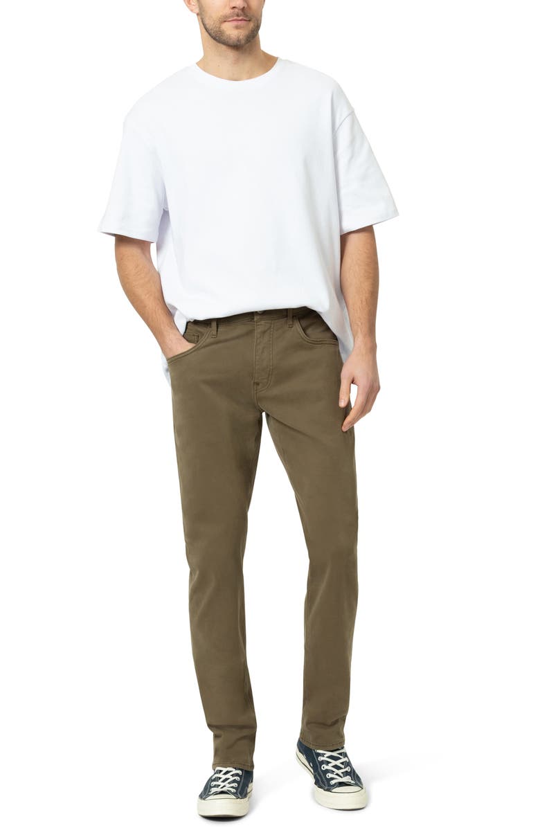 Mavi Jeans Matt Relaxed Straight Leg Twill Pants, Alternate, color, Juniper Casual Twill