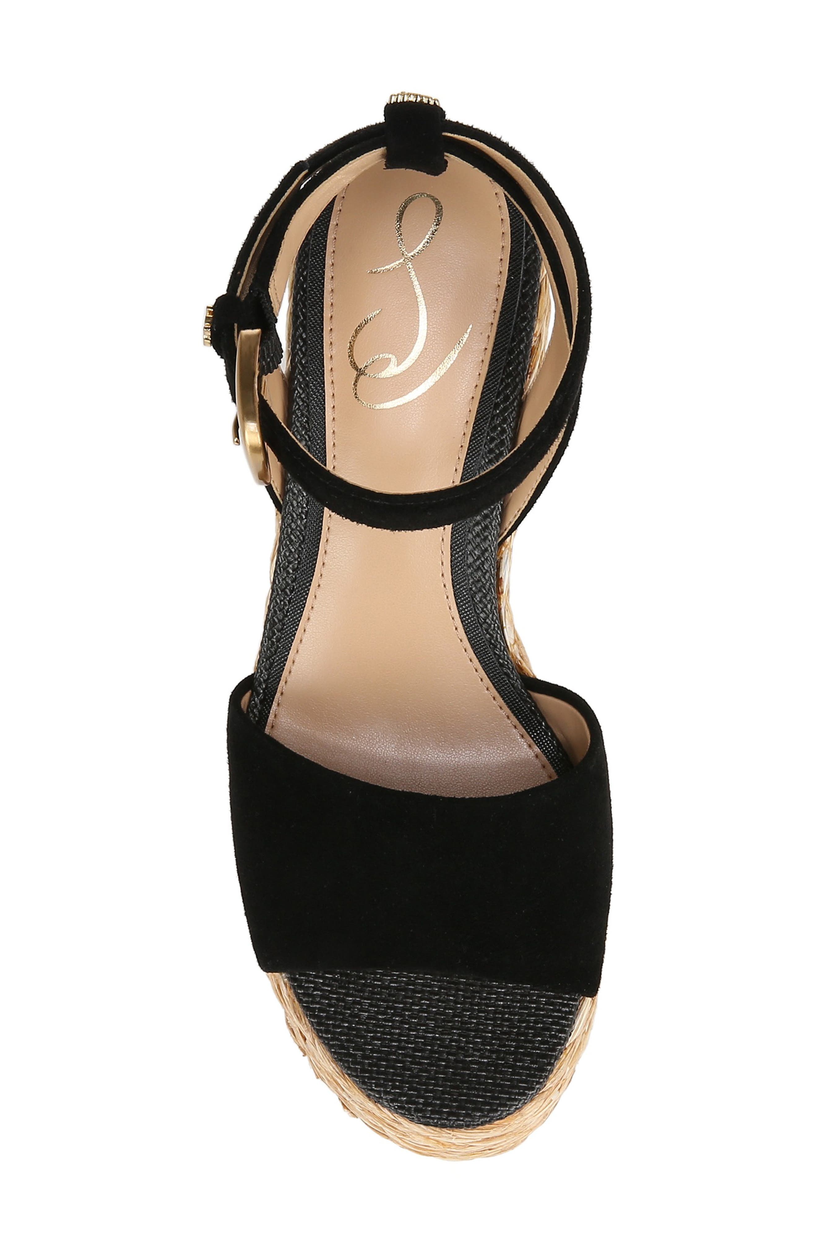 Sam Edelman April Platform Wedge Espadrille Sandal, Alternate, color, 