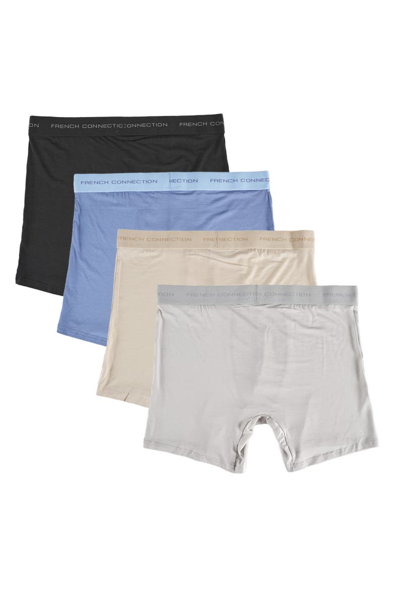 4-Pack Modal Boxer Brief, Alternate, color, Blue Multi