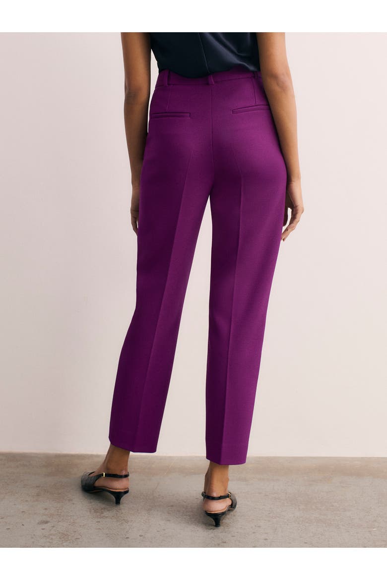 Tavira Sculpt Crepe Pants, Alternate, color, Purple