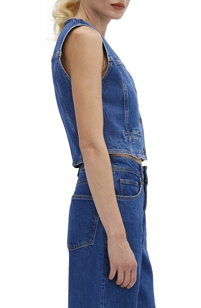 Mavi Jeans Merlin Denim Vest, Alternate, color,