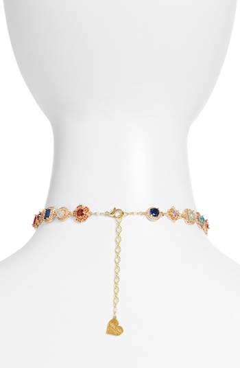 Organized Chaos Mixed Cubic Zirconia Choker