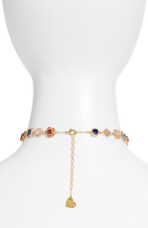 Vidakush Organized Chaos Mixed Cubic Zirconia Choker In Gold