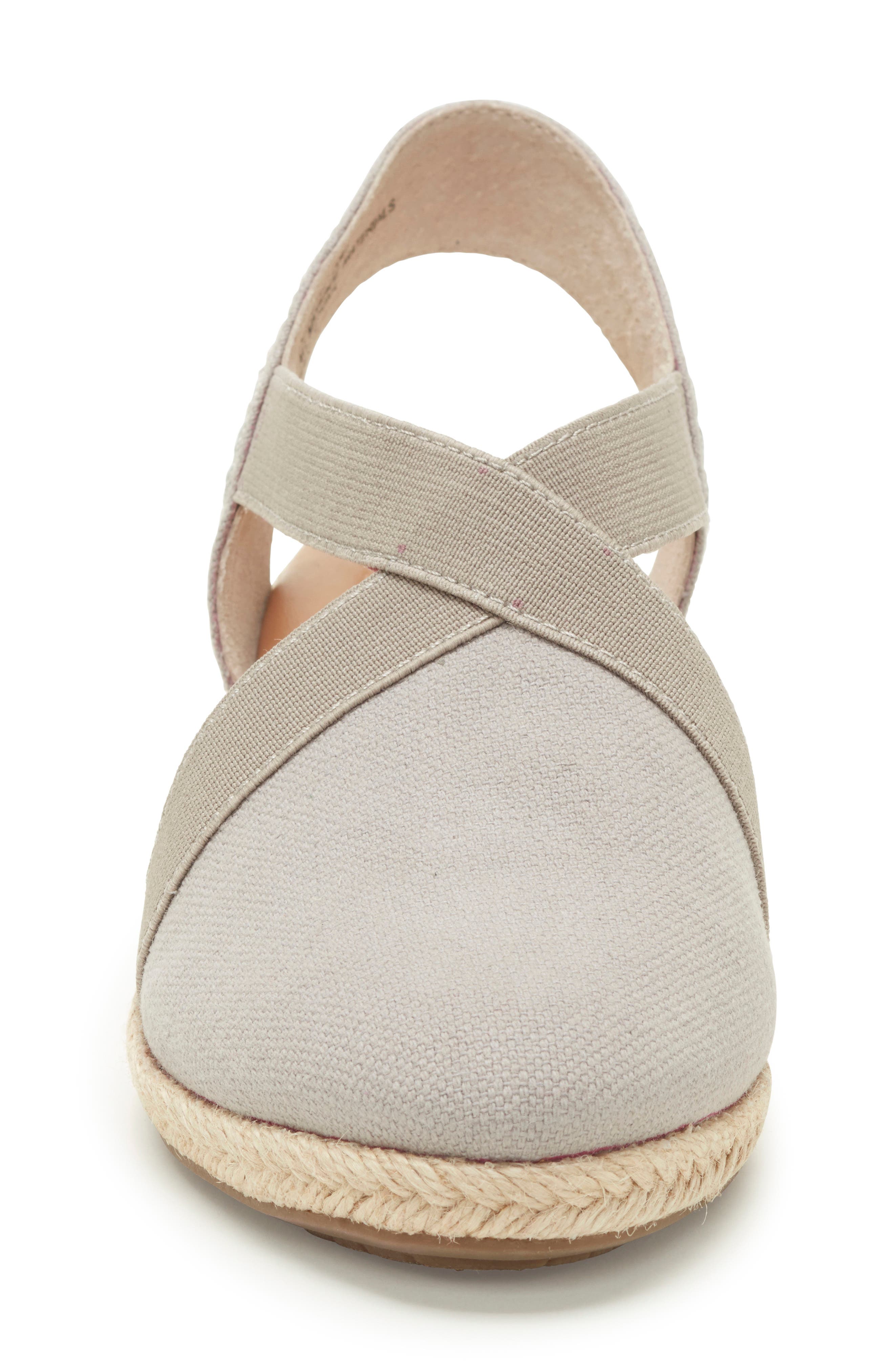 Nissa Espadrille Wedge, Alternate, color, DOVE GREY CANVAS MULTI