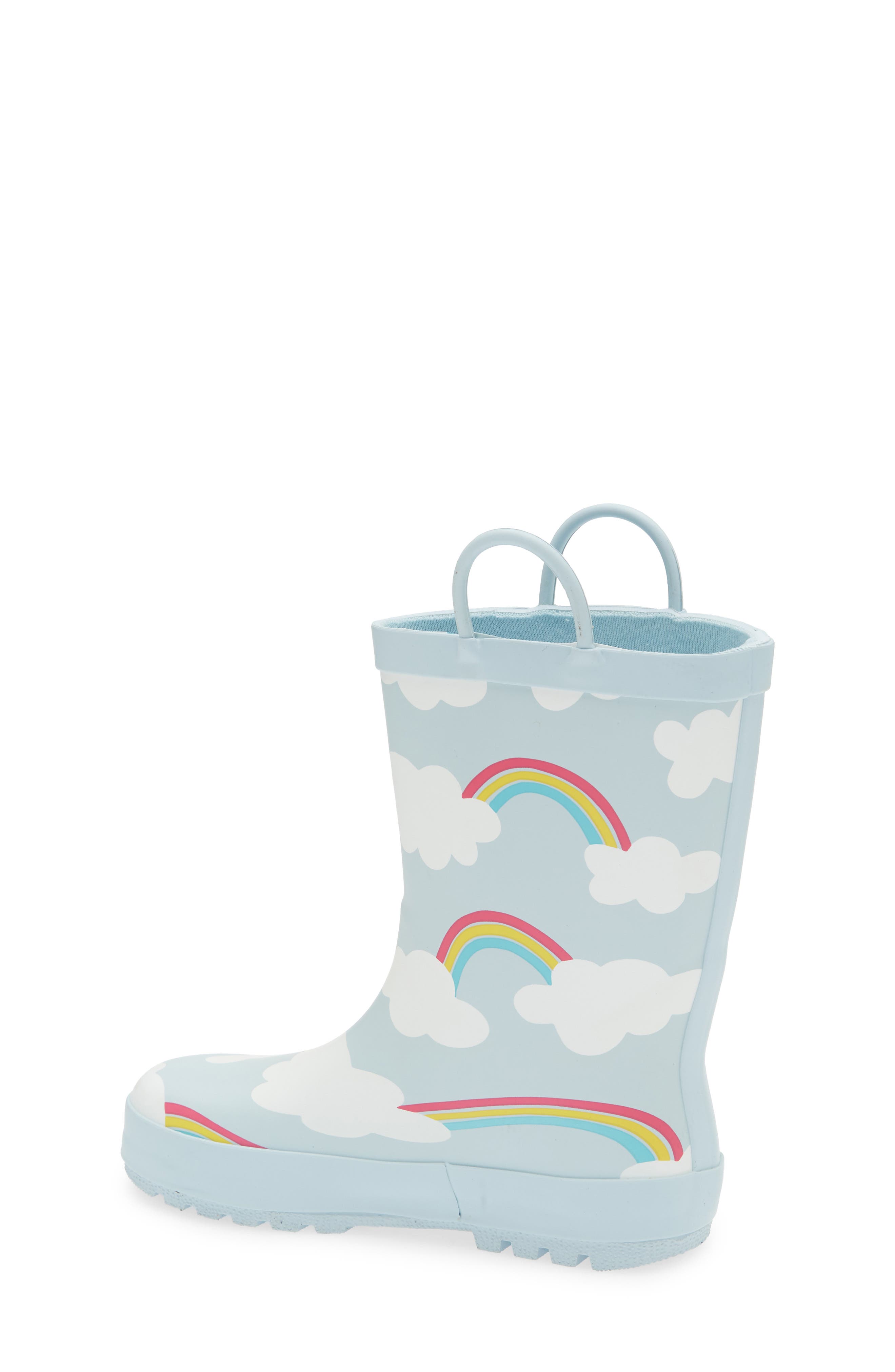Tucker + Tate Kids' Rainbow Rain Boot, Alternate, color, Blue Multi