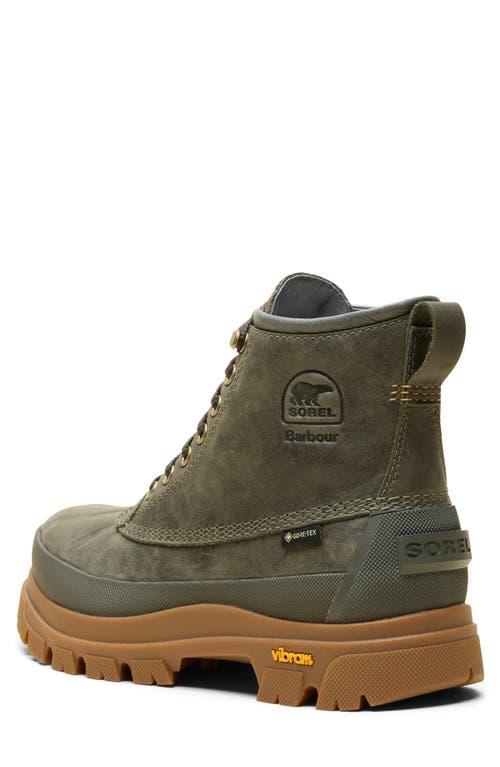 Sorel X Barbour Daystorm Horizon Gore-tex® Weatherproof Boot In Green