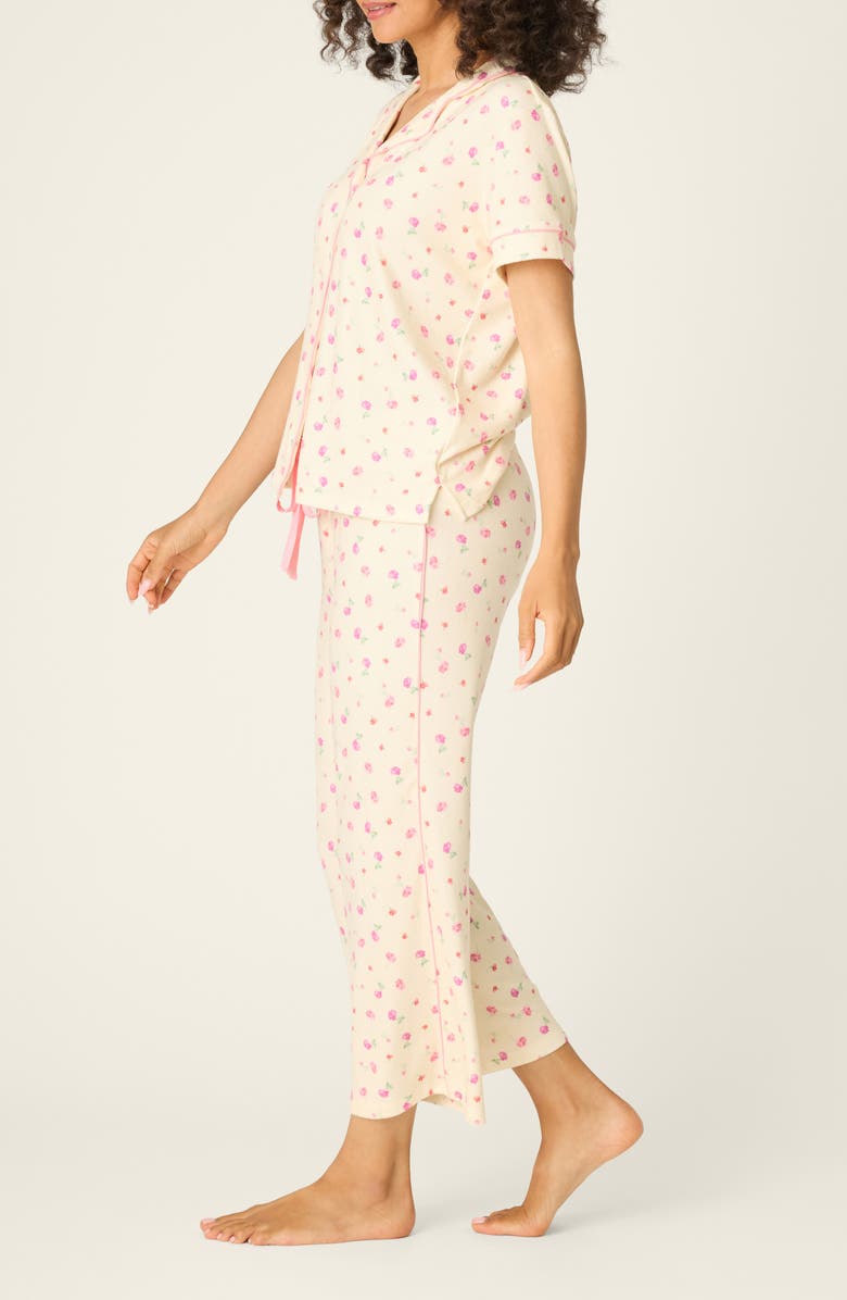 PJ Salvage For the Mamas Pajamas with Face Mask, Alternate, color, Butter