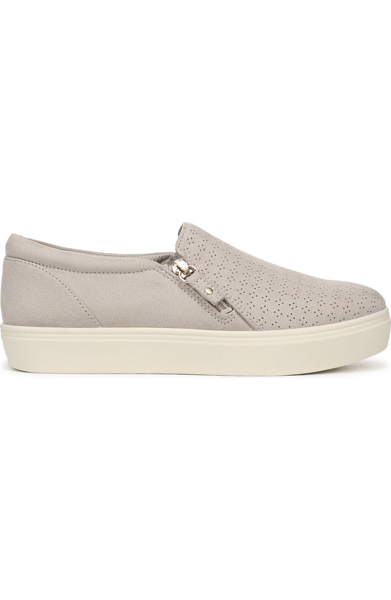 Dr. Scholl's Madison Side Zip Slip-On Sneaker, Alternate, color, Oyster Grey Fabric