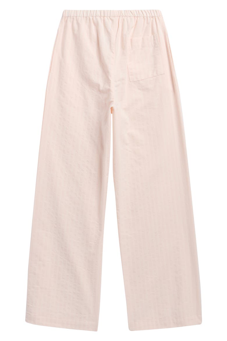 Kids' Pull-On Cotton Blend Woven Pants, Alternate, color, PINK DOGWOOD STRIPE