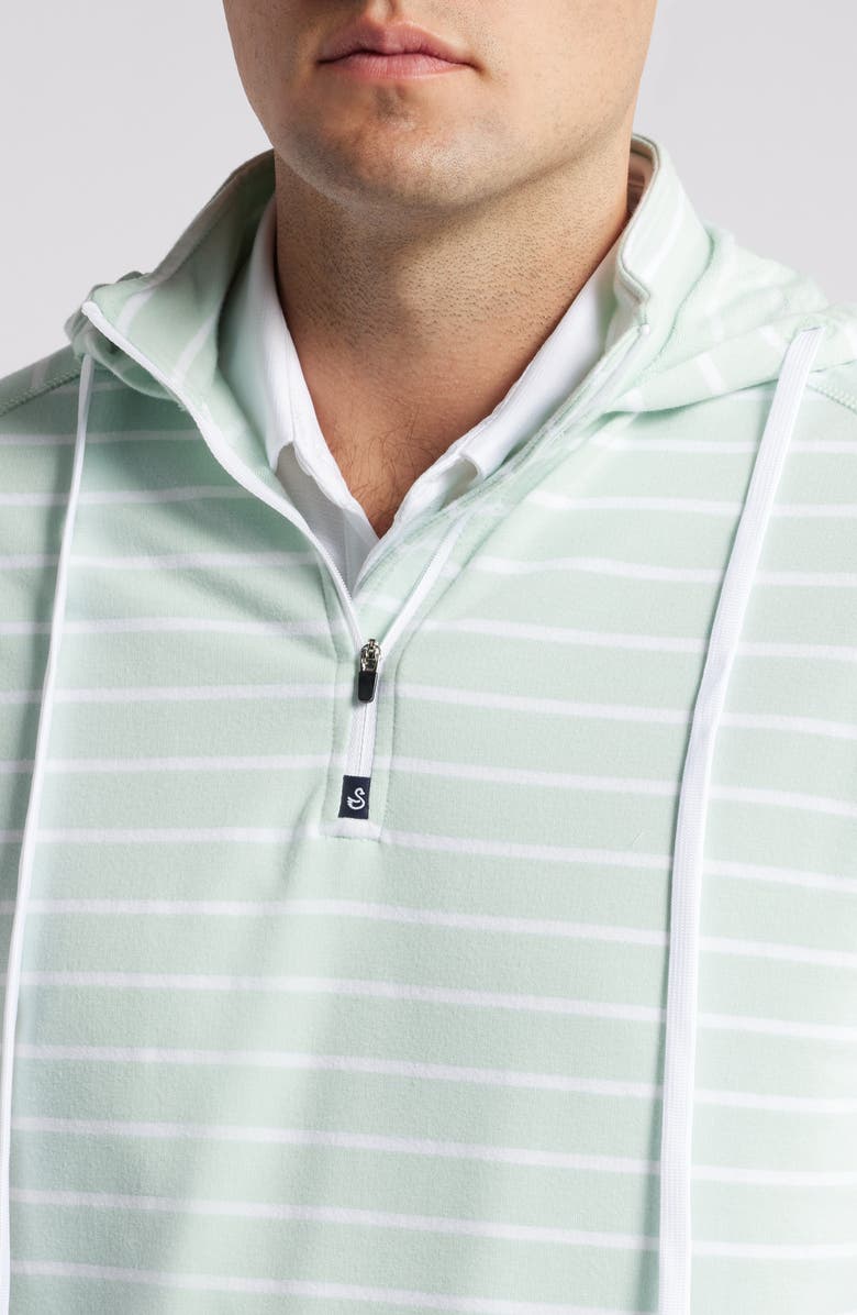 Swannies Dalton Quarter Zip Hoodie, Alternate, color, Surf Spray