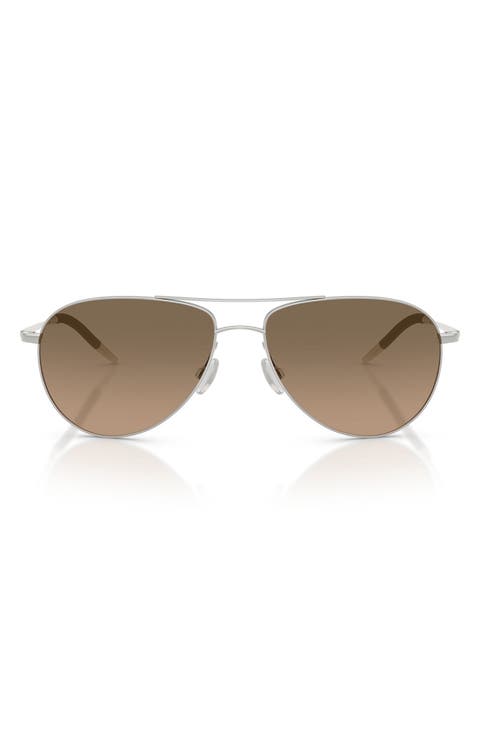 Benedict 59mm Photochromic Gradient Aviator Sunglasses