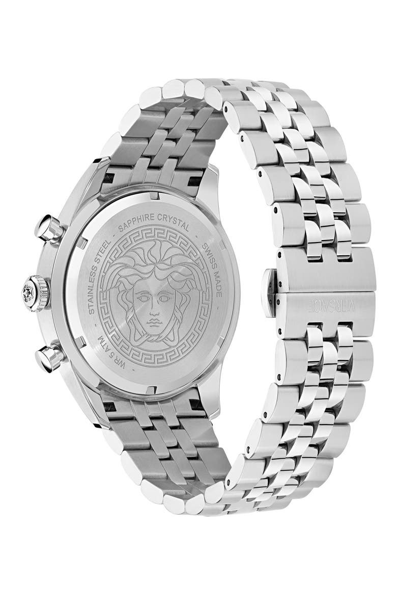 Master Chronograph Bracelet Watch, 44mm, Alternate, color, STAINLESS STEEL