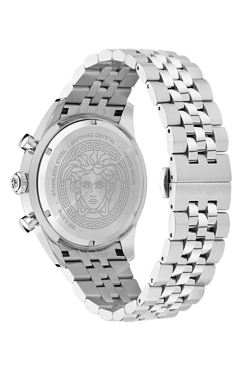 Versace Master Chronograph Bracelet Watch, 44mm, Alternate, color, 