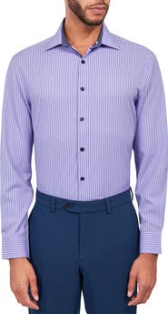 W.R.K Zig Zag Print Stretch Performance Dress Shirt