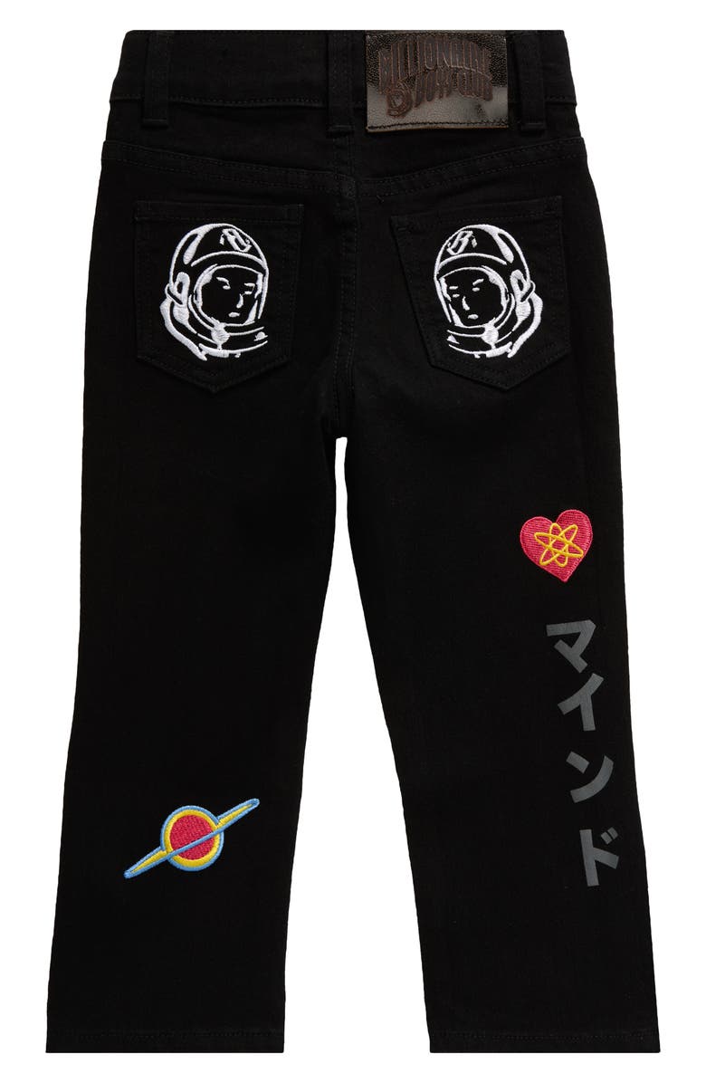 Billionaire Boys Club Kids' Heart Graphic Denim Jeans, Alternate, color, Black
