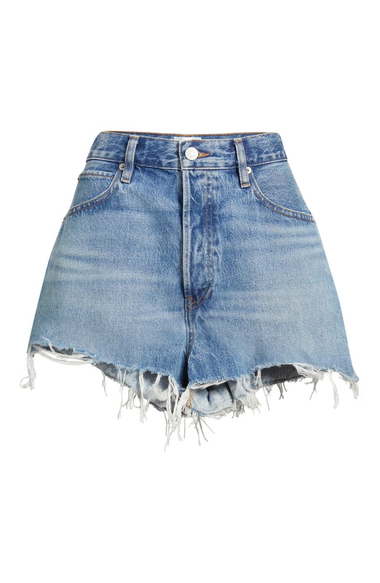 FRAME The Dare High Waist Denim Cutoff Shorts, Alternate, color, Sprawl