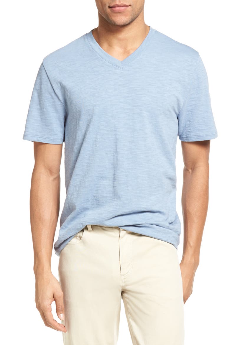 Classic V-Neck T-Shirt, Main, color, HAZY SKIES