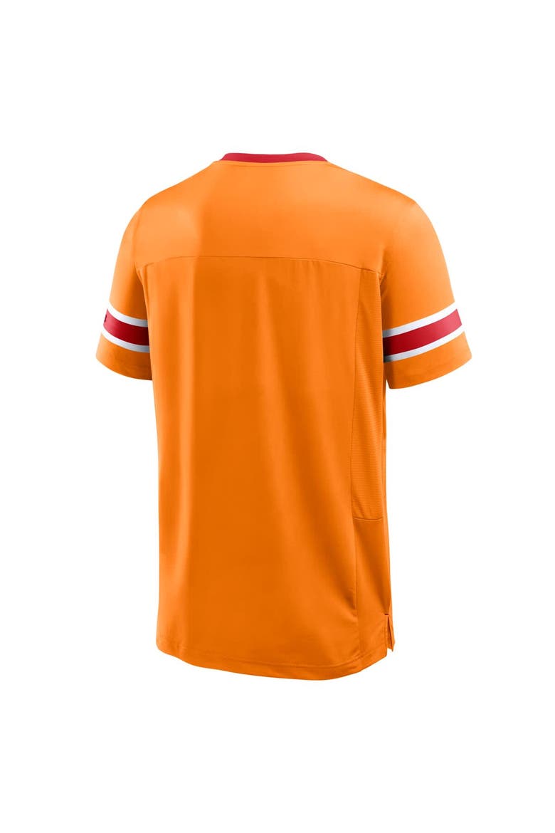 Men's Fanatics Orange Tampa Bay Buccaneers Hometown Premium Hashmark V-Neck T-Shirt, Alternate, color, Orange