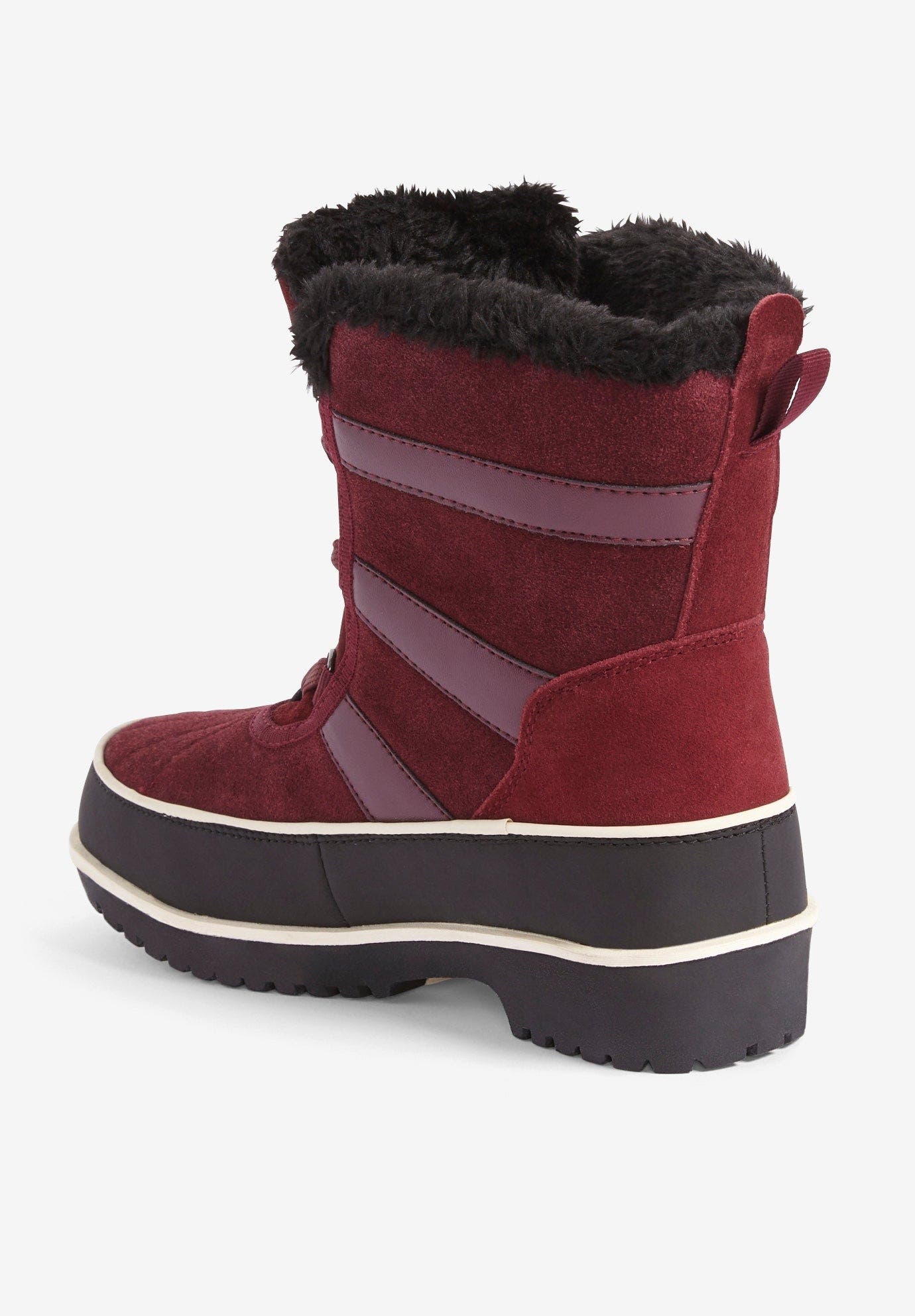 The Brienne Waterproof Boot, Alternate, color, DEEP MERLOT