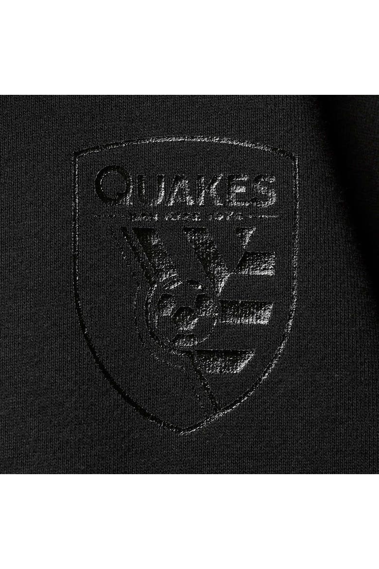 Women's The Wild Collective Black San Jose Earthquakes Quarter-Zip Jacket, Alternate, color, Black