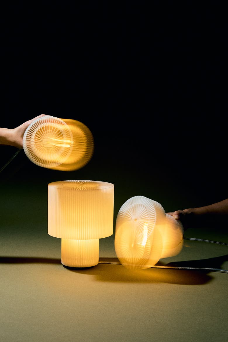 Mini Drum Lamp, Alternate, color, Natural