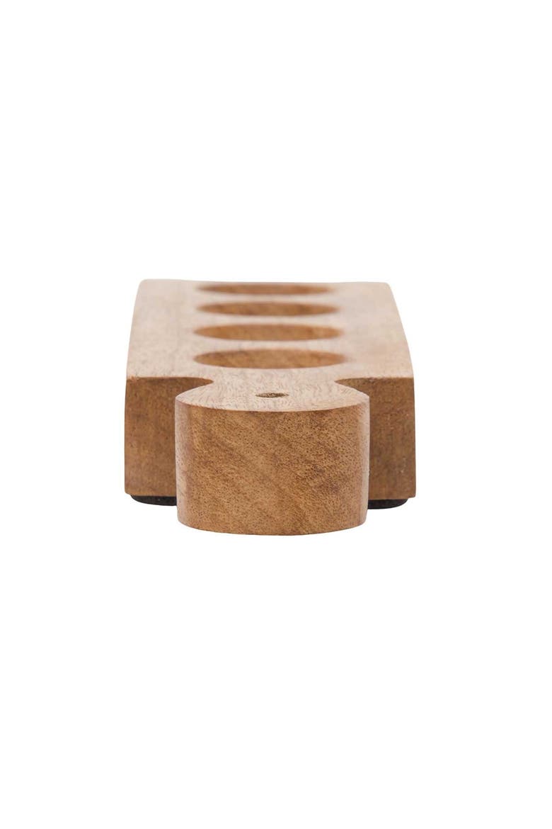 Wooden 4-Section Egg Holder, Alternate, color, Brown