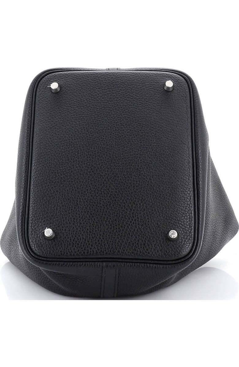 Pre-Owned Hermes Picotin Lock Bag Clemence MM, Alternate, color, Noir