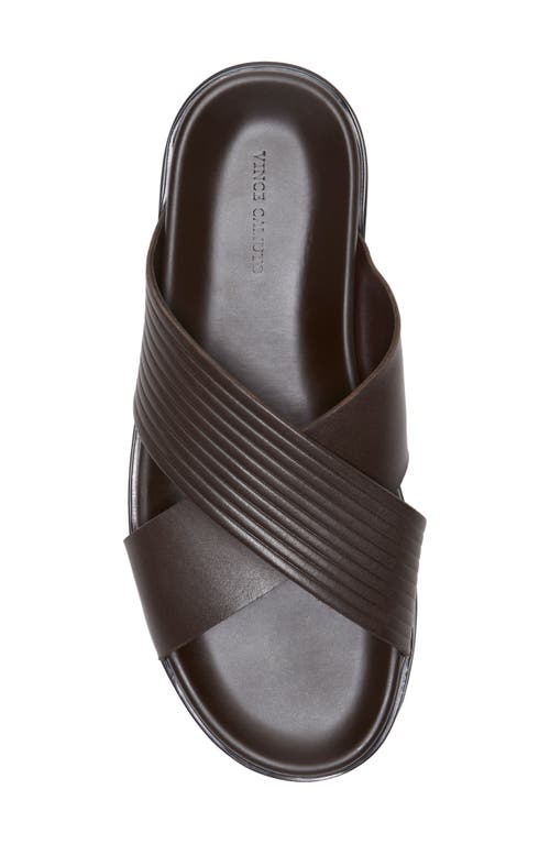 Vince Camuto Phaedra Slide Sandal In Mocha