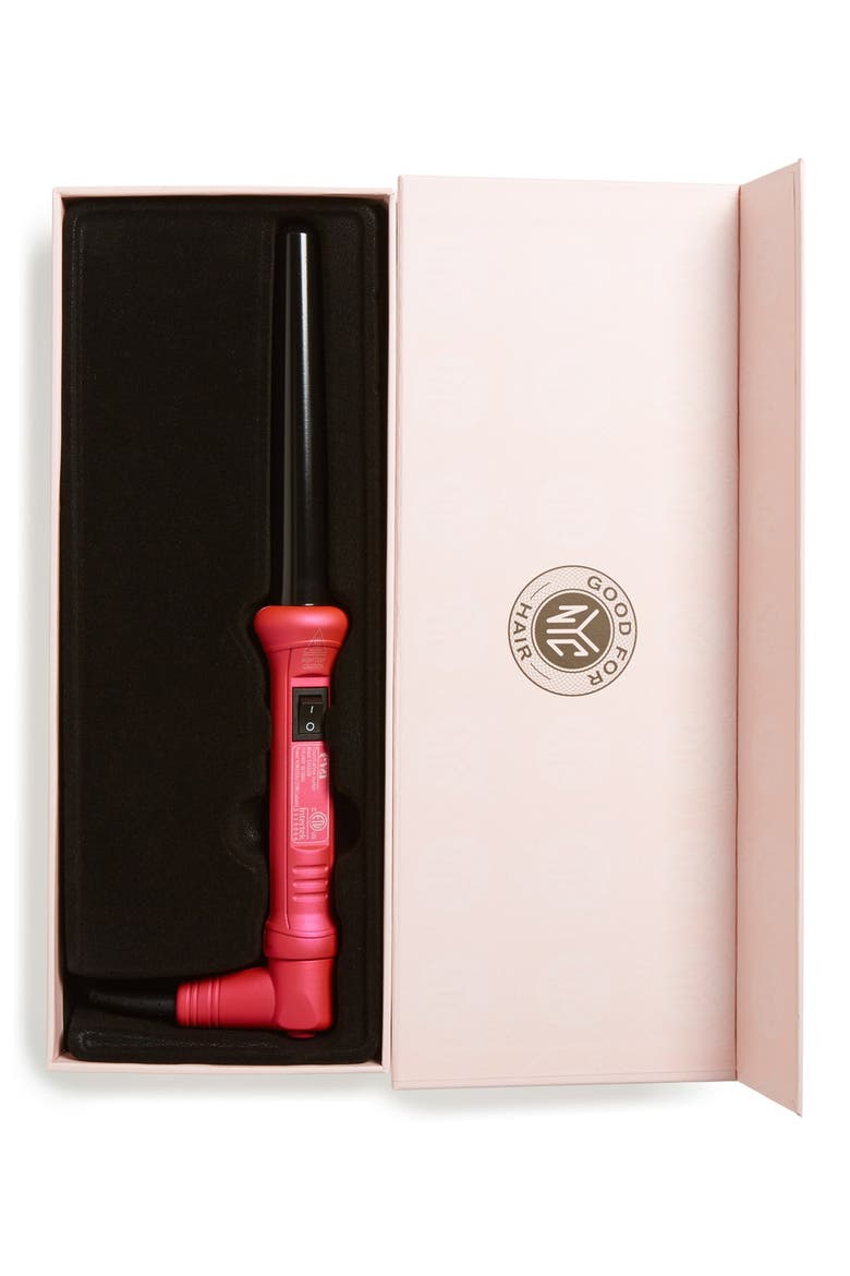 Tourmaline Clip Free Hair Curler, Main, color, NONE