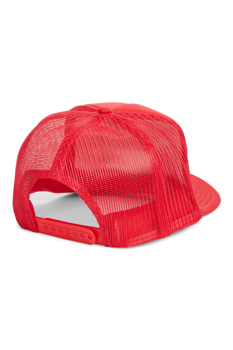 Keep it Salty Patch Trucker Hat, Alternate, color, RED