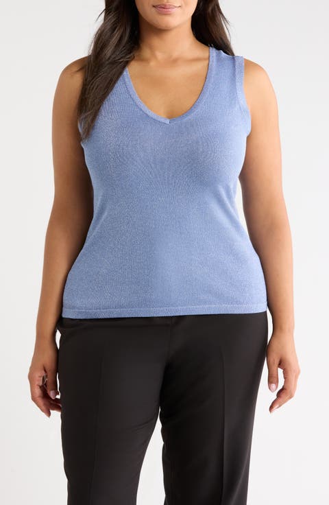 Metallic Sweater Tank