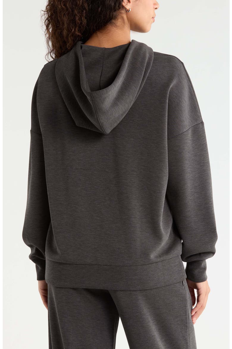 Soft Luxe Relaxed Hoodie, Alternate, color, BROWN MOLE HEATHER