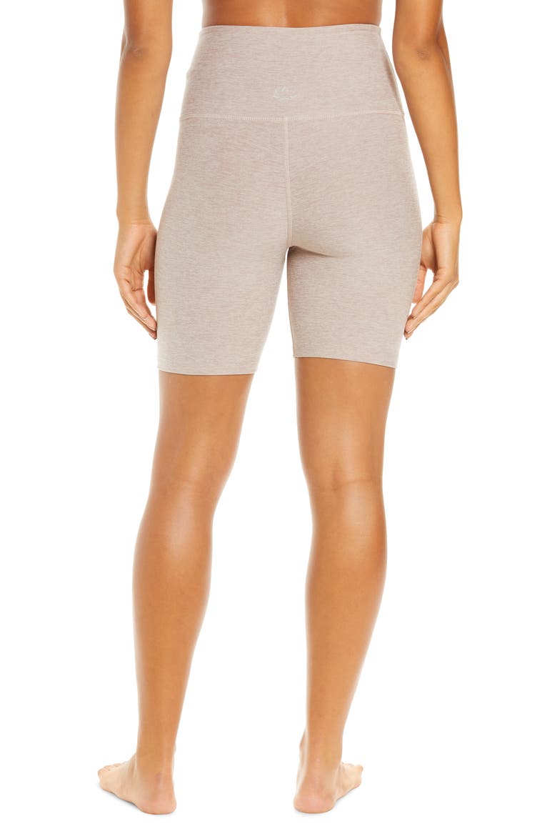 High Waist Biker Shorts, Alternate, color, CHAI