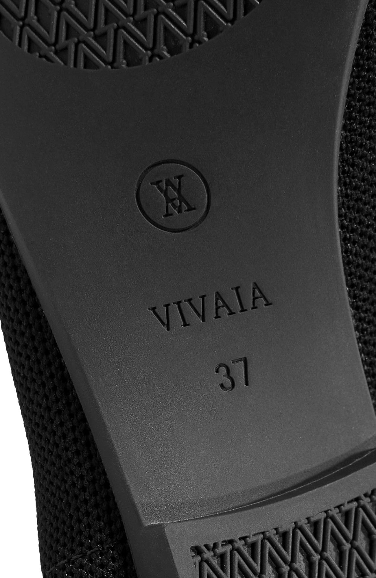 VIVAIA Round-Toe Embroidered Loafers, Alternate, color, Black - Cat