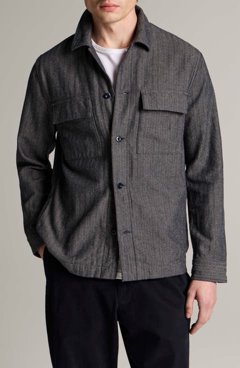 Herringbone Cotton & Linen Overshirt