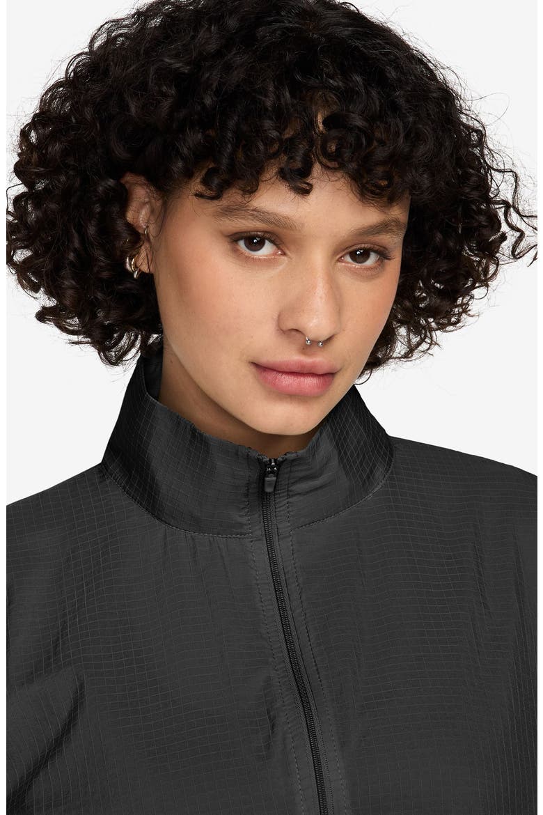 Windrunner Ripstop Jacket, Alternate, color, BLACK/ BLACK