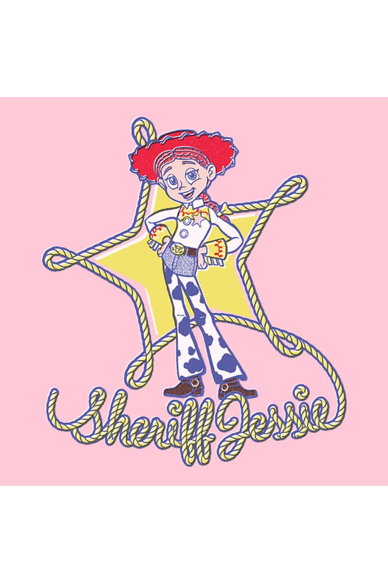 Girl's Toy Story 5 Sheriff Jessie Icon  Graphic T-Shirt, Alternate, color, Light Pink