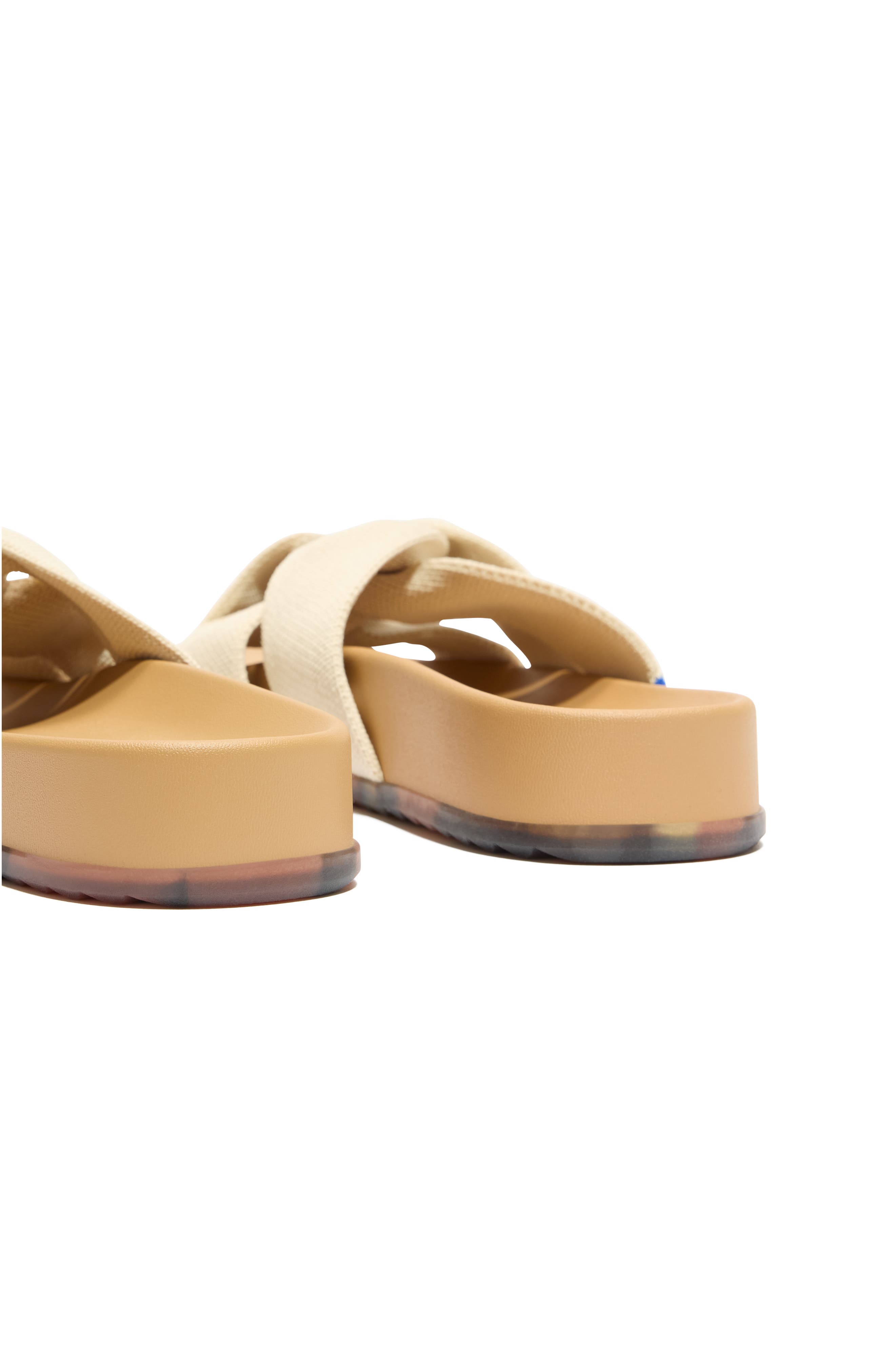 The Twist Slide Sandal, Alternate, color, COCONUT
