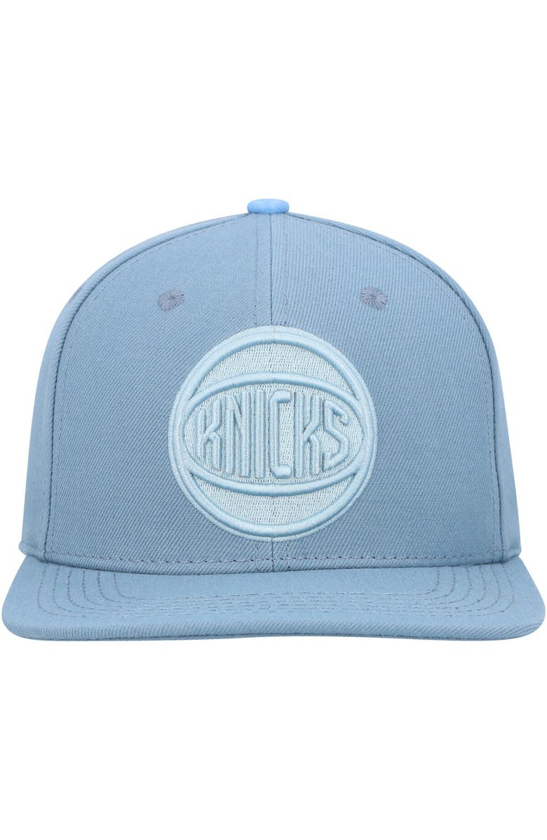 PRO STANDARD Men's Pro Standard Blue New York Knicks Tonal Snapback Hat, Alternate, color, 