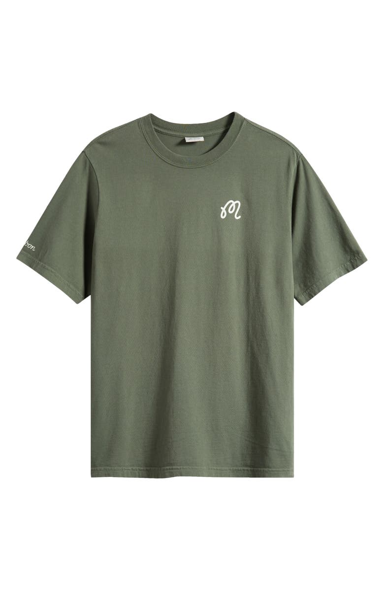 Malbon Golf Bermuda Foraging Graphic T-Shirt, Alternate, color, Olivine