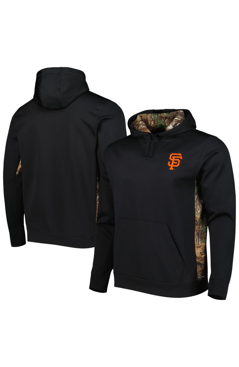 DUNBROOKE Men
s Dunbrooke Black/Camo San Francisco Giants Ranger Pullover Hoodie, Main, color, 