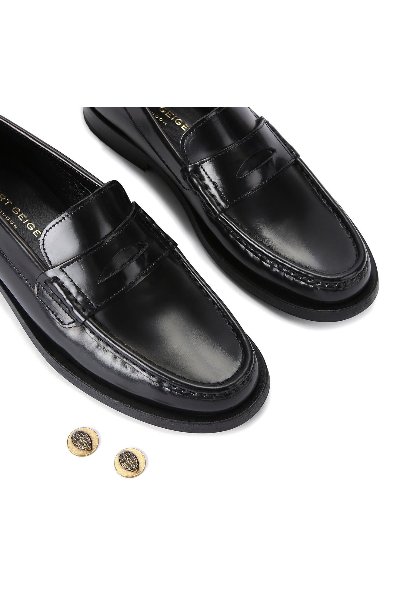 Kurt Geiger London Luis Eagle Coin Penny Loafer, Alternate, color, 