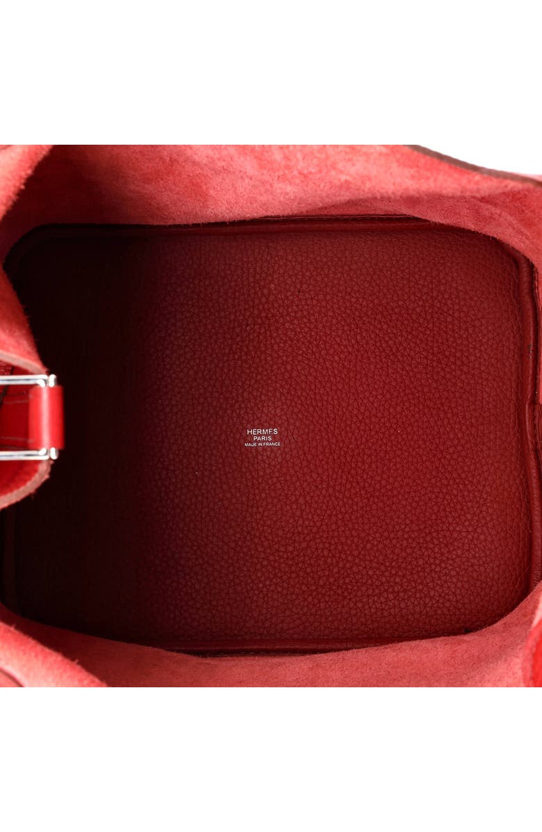 Pre-Owned Hermes Picotin Lock Bag Clemence GM, Alternate, color, Rouge Garance