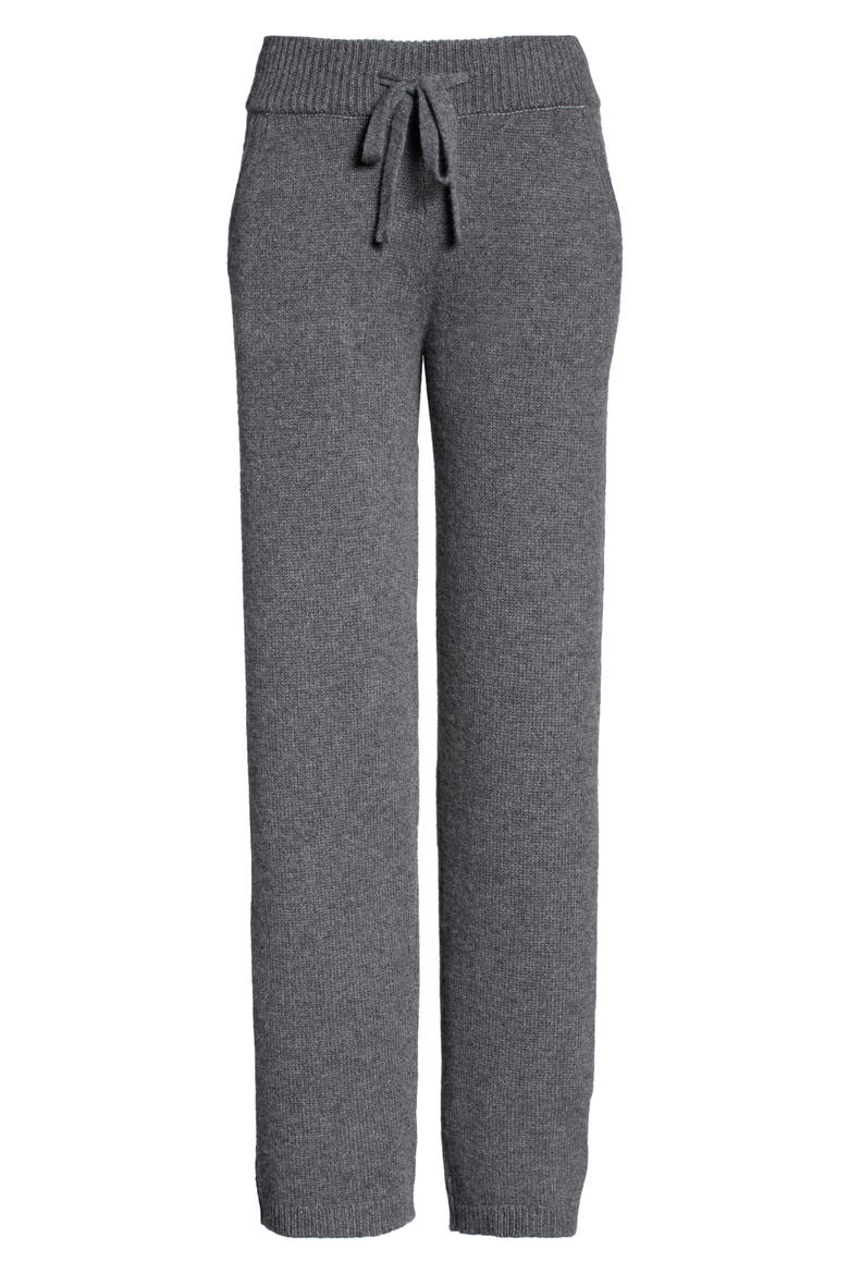 Aida Cashmere Blend Joggers, Alternate, color, CHARCOAL