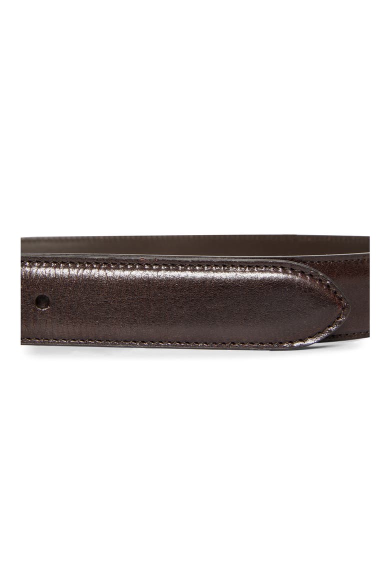 Gabriele Leather Belt, Alternate, color, ESPRESSO W ANTIQUE GOLD BUCKLE
