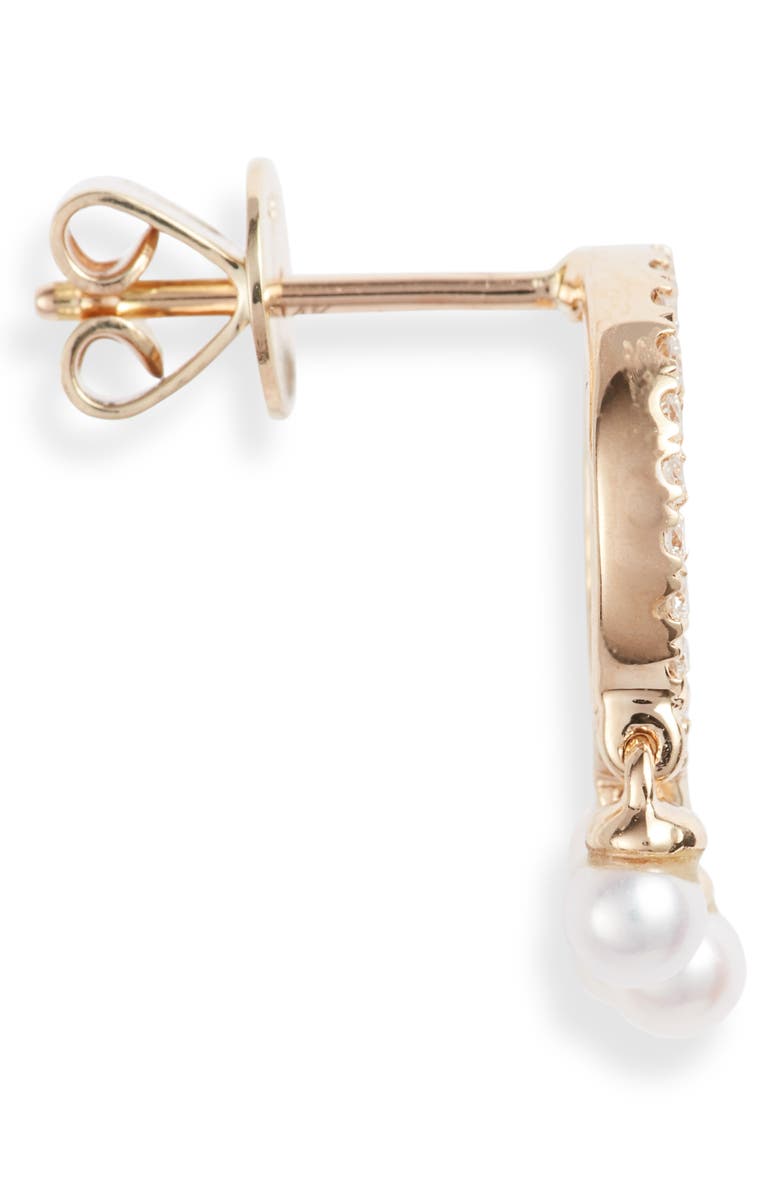 Dana Rebecca Designs Pearl Ivy Circle Stud Earrings, Alternate, color,