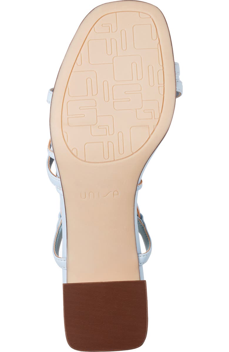 UNISA Platino Faux Leather Block Heel Sandal, Alternate, color,