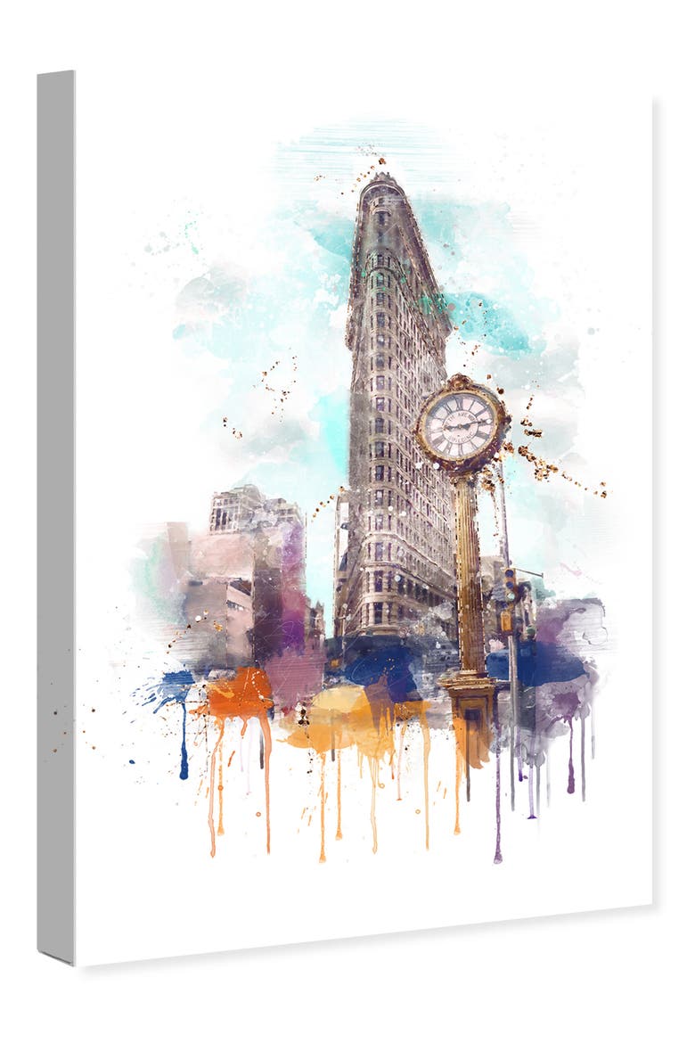 New York's Delight Canvas Wall Art, Alternate, color, GREY