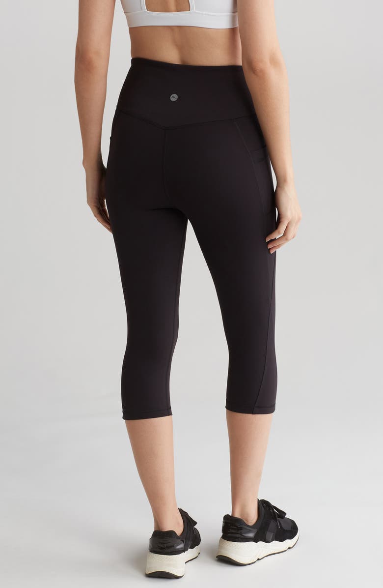 Gottex V-Waist Capri Leggings, Alternate, color,